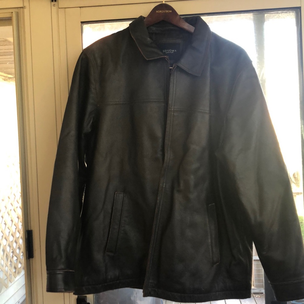Leather jacket